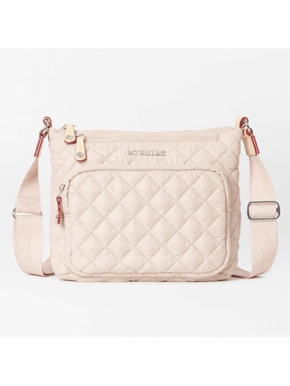 MZ Wallace Metro Scout Deluxe Quilted Nylon
Crossbody Bag in SANDSHELL